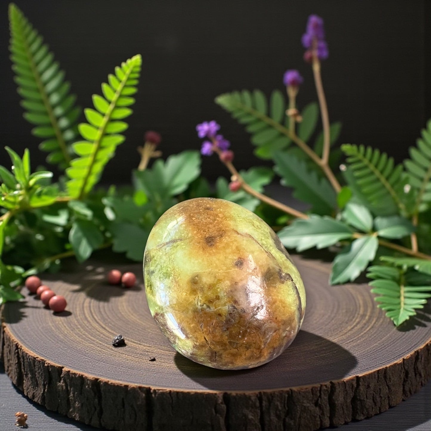 PALM STONES || GREEN OPAL