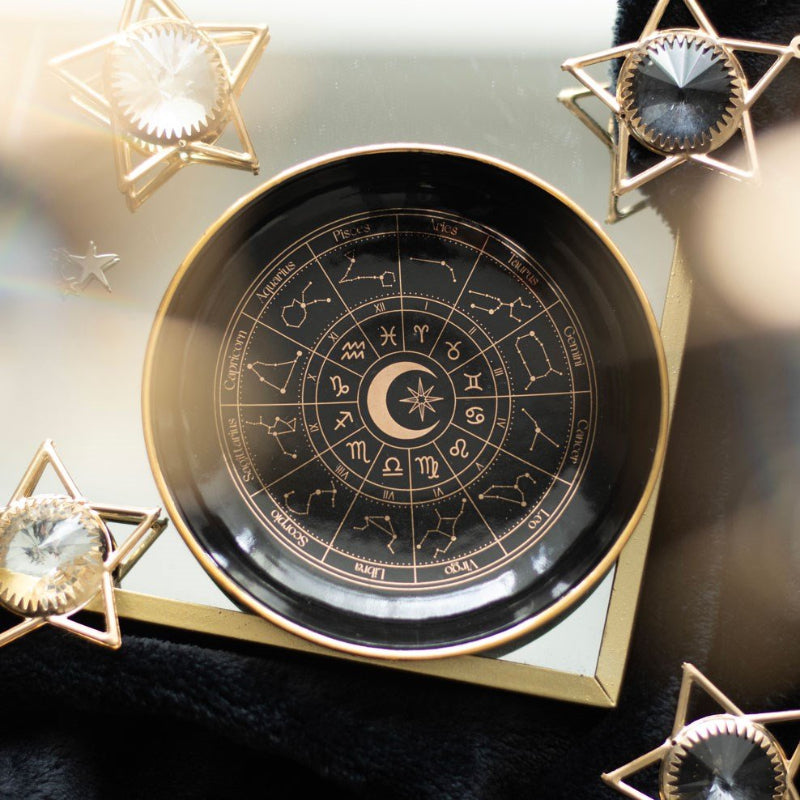 BOWLS || ASTROLOGY WHEEL TRINKET DISH