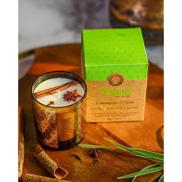CANDLES || SMUDGE CANDLE - LEMONGRASS & SPICE