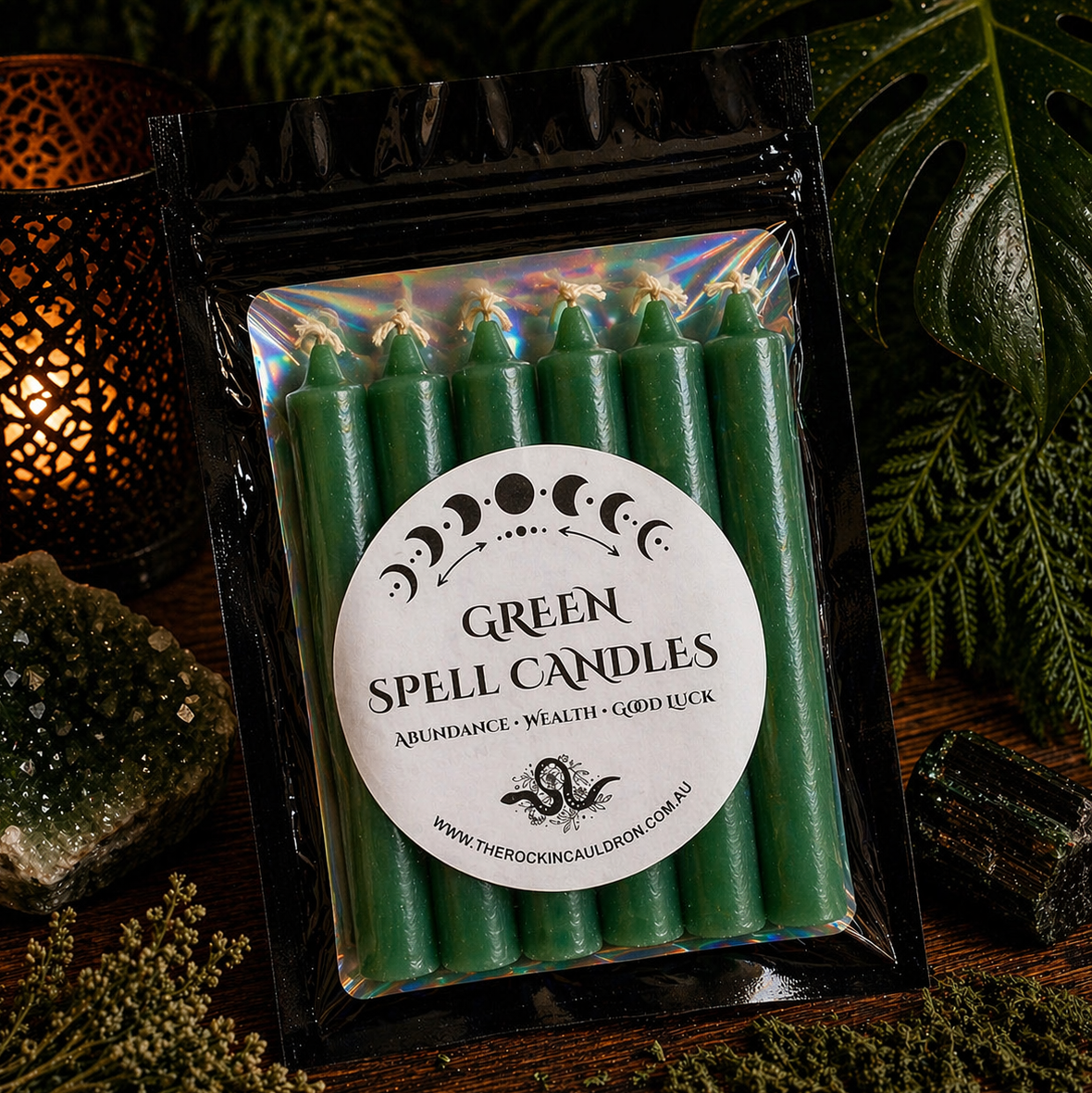 CANDLES || GREEN SPELL CANDLES