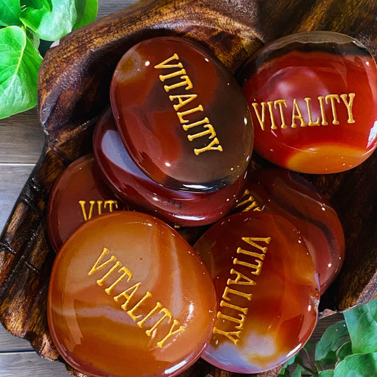 NAME STONE || CARNELIAN - “VITALITY”
