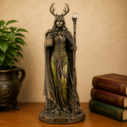 STATUE || ELEN OF THE WAYS - CELTIC GODDESS OF PATHWAYS,  SPIRIT JOURNEYS & SACRED DIRECTION