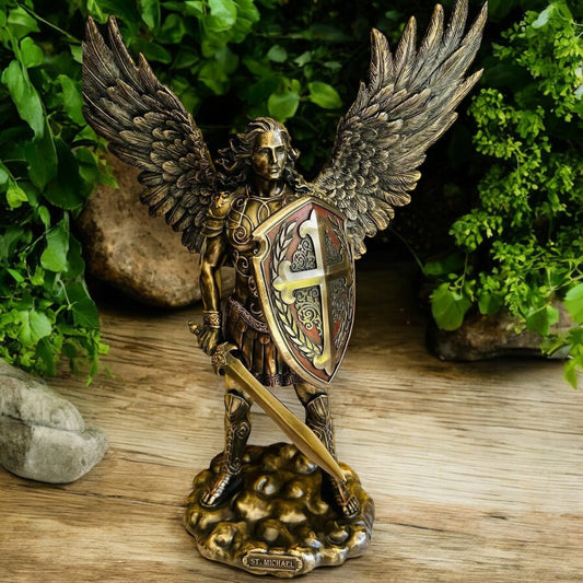STATUE || ARCHANGEL MICHAEL - ANGEL OF PROTECTION, STRENGTH & DIVINE GUIDANCE