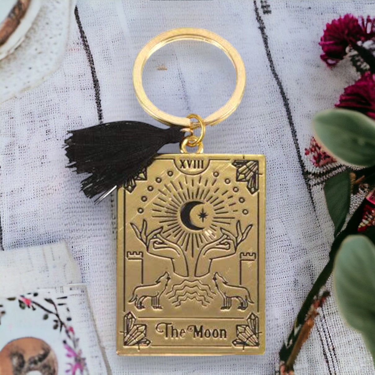 KEYRINGS || TAROT CARD KEYRINGS
