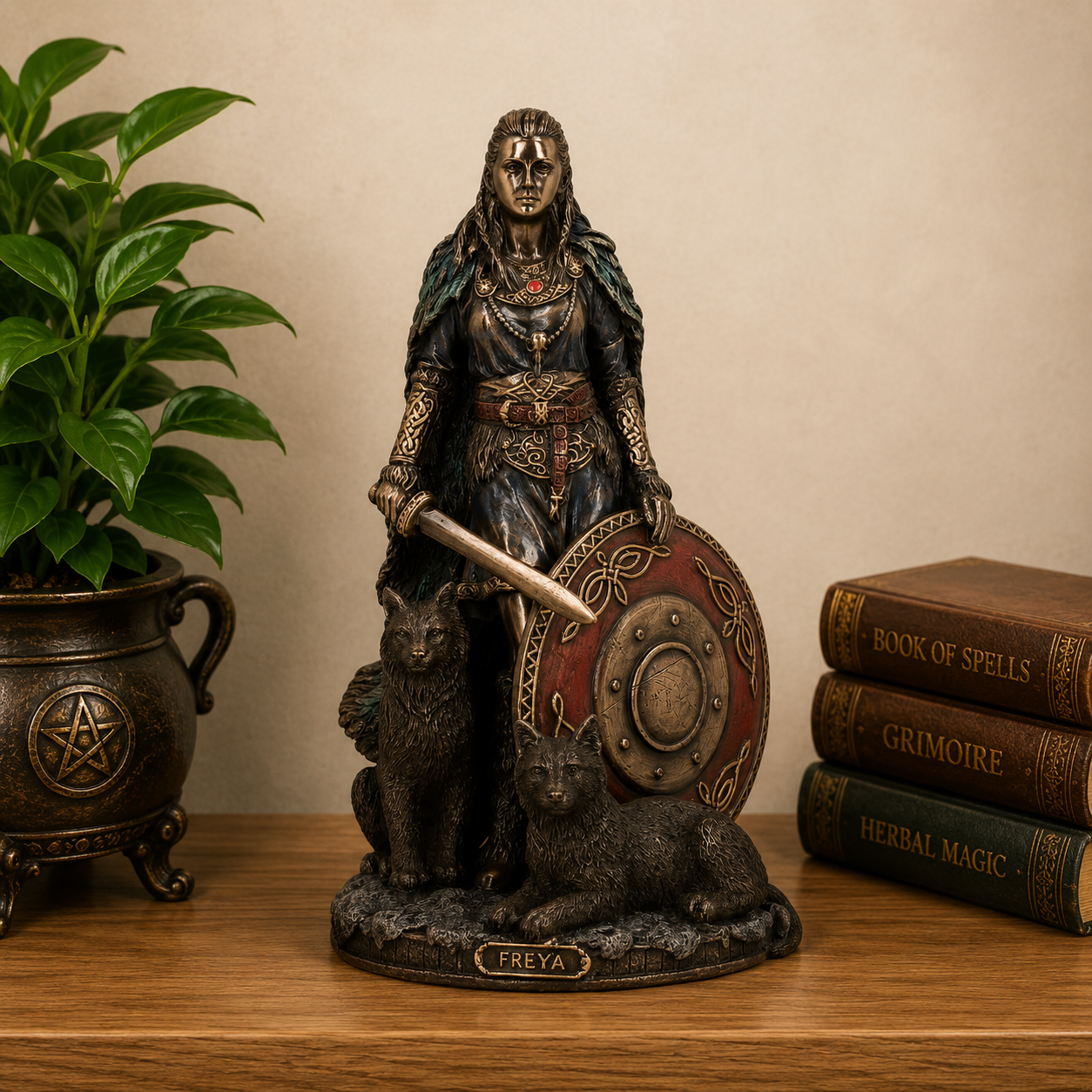 STATUE || FREYA - NORSE GODDESS OF LOVE, MAGIC & FIERCE FEMININE POWER