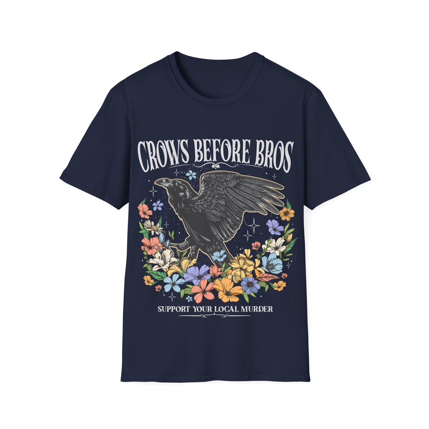 T-SHIRT | CROWS BEFORE BROS (WHITE WRITING)