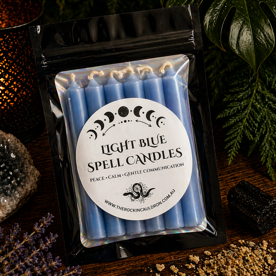 CANDLES || LIGHT BLUE SPELL CANDLES