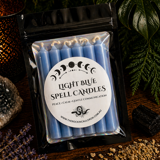 CANDLES || LIGHT BLUE SPELL CANDLES