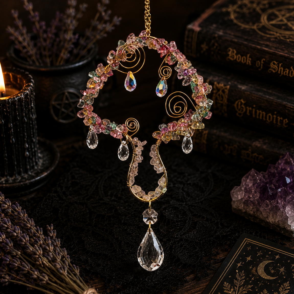 SUN CATCHER || CRYSTAL MUSHROOM