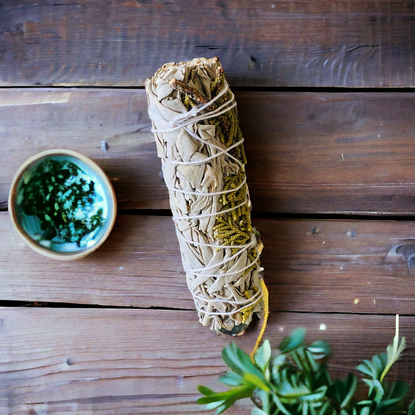 SMUDGE STICK || WHITE SAGE WITH JUNIPER - SMALL