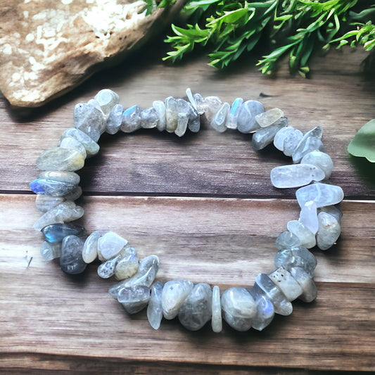 CHIP BRACELET || LABRADORITE