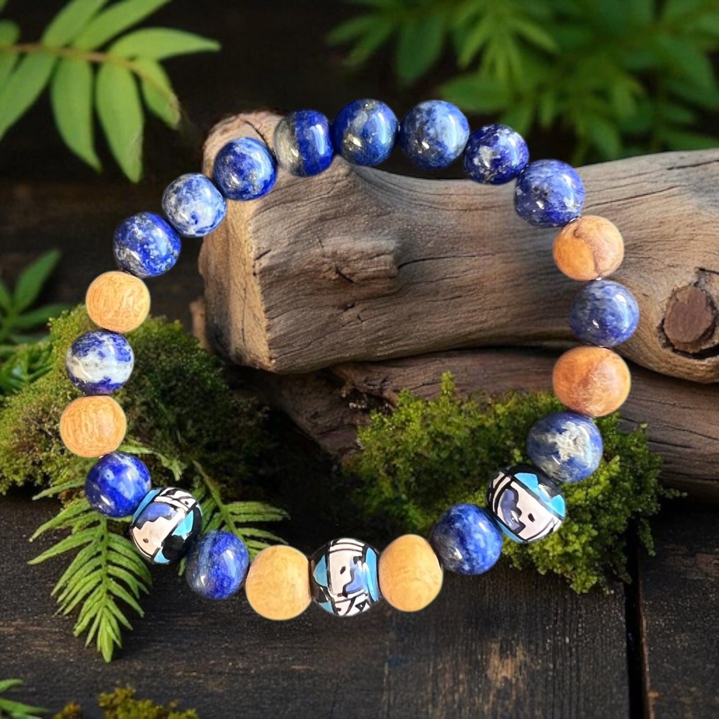 BRACELET || PALO SANTO & LAPIS LAZULI