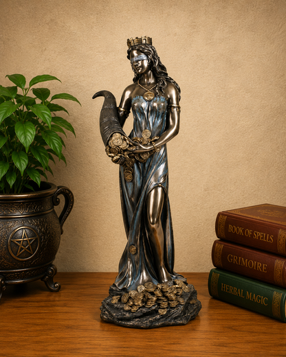 STATUE || LADY FORTUNA - GODDESS OF FORTUNE, CHANCE & PROSPERITY STATUE