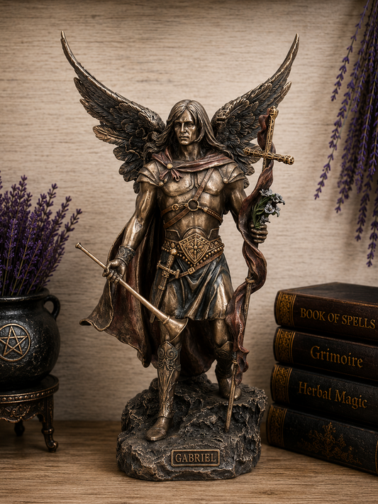 STATUE || ARCHANGEL GABRIEL - ANGEL OF COMMUNICATION, INTUITION & NEW BEGINNINGS