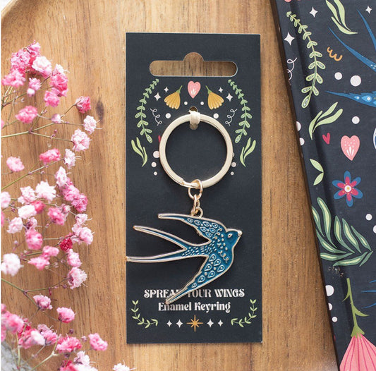 KEYRING || BLUE SWALLOW