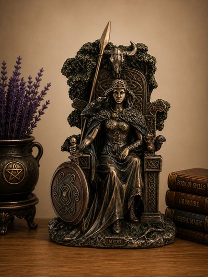 STATUE || MEDB - CELTIC WARRIOR QUEEN OF FERTILITY, WEALTH & SOVEREIGNTY