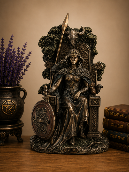 STATUE || MEDB - CELTIC WARRIOR QUEEN OF FERTILITY, WEALTH & SOVEREIGNTY
