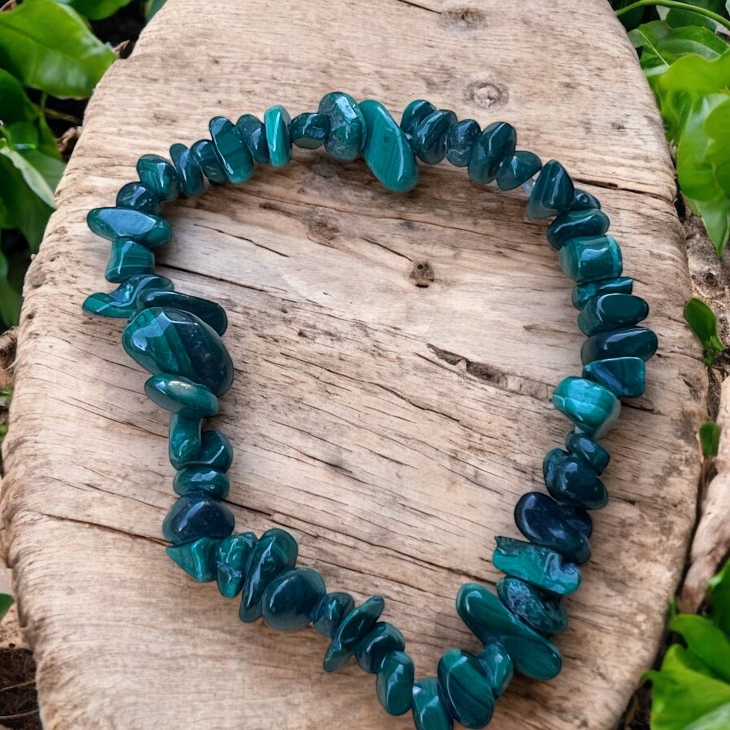 CHIP BRACELET || MALACHITE