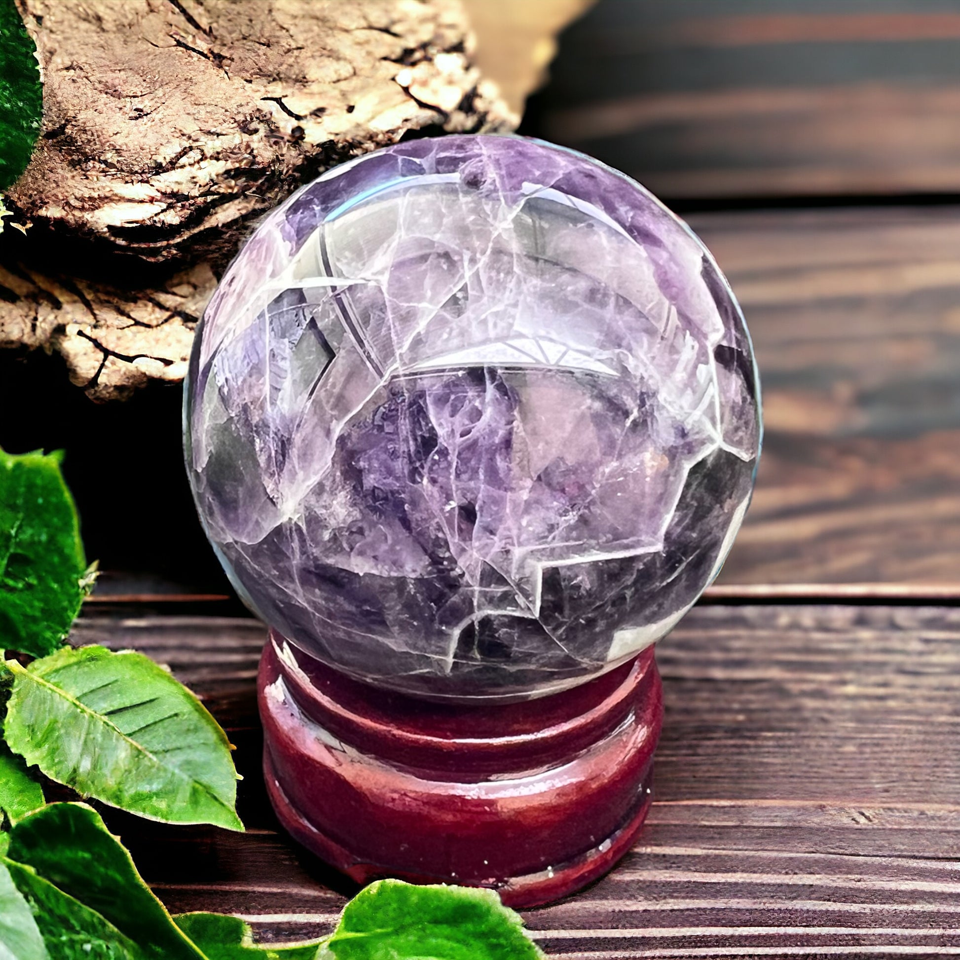 SPHERE || CHEVRON AMETHYST