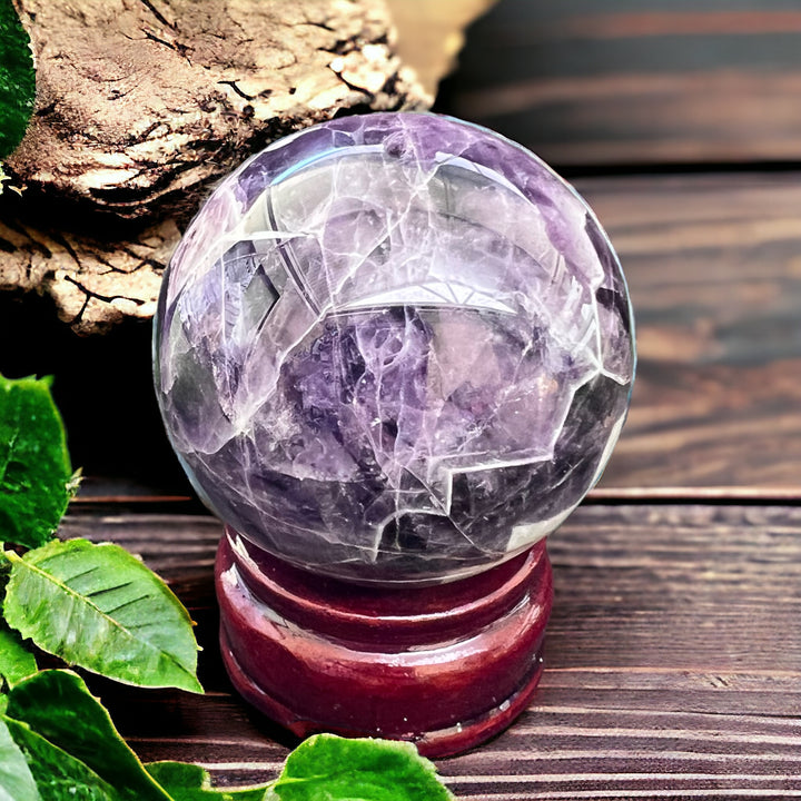 SPHERE || CHEVRON AMETHYST