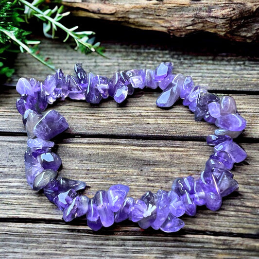 CHIP BRACELET || AMETHYST