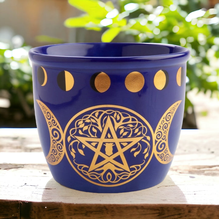 CERAMIC SMUDGE BOWL || PENTACLE