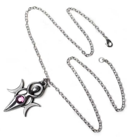 PENDANT || TRIPLE MOON GODDESS PEWTER NECKLACE