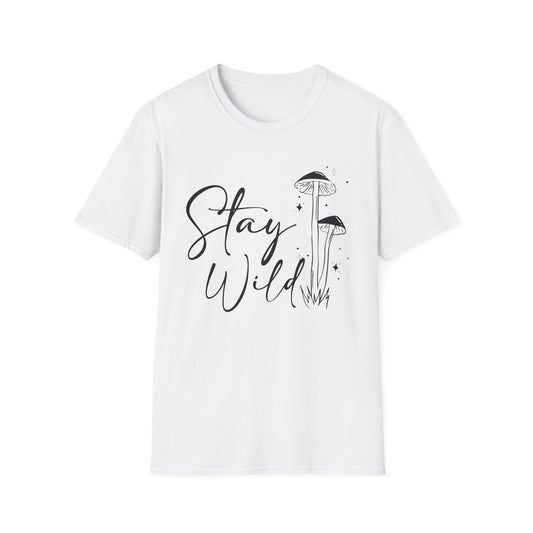 T-SHIRTS | STAY WILD - (BLACK WRITING)