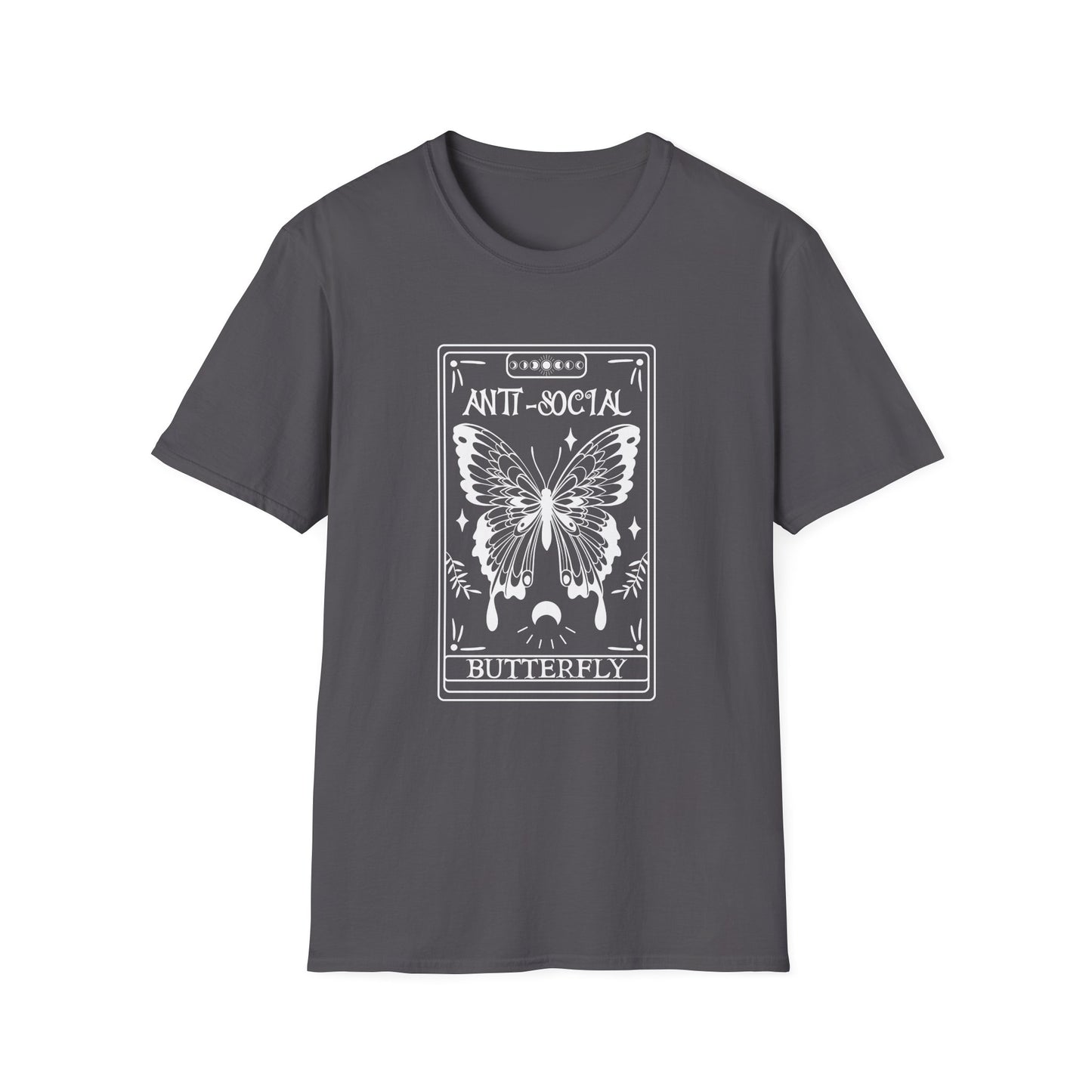 T-SHIRT | ANTI-SOCIAL BUTTERFLY TAROT (WHITE WRITING)