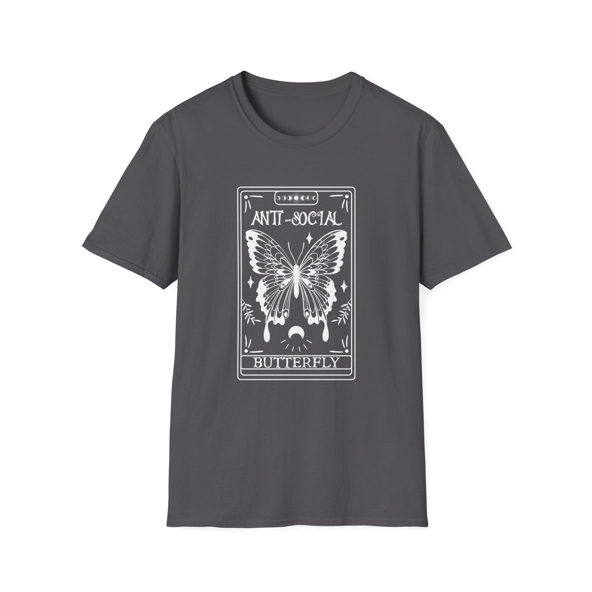 T-SHIRT | ANTI-SOCIAL BUTTERFLY TAROT (WHITE WRITING)