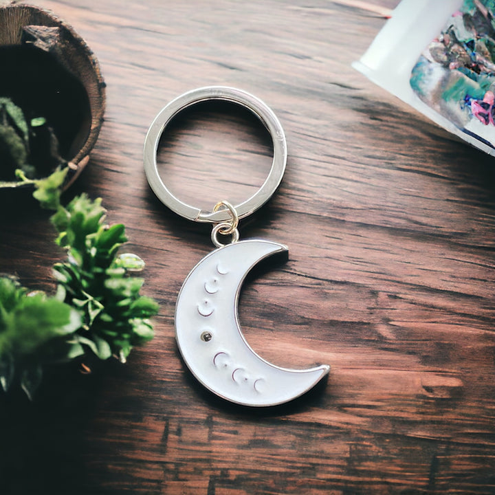 KEYRINGS ||  MOON PHASE KEYRING