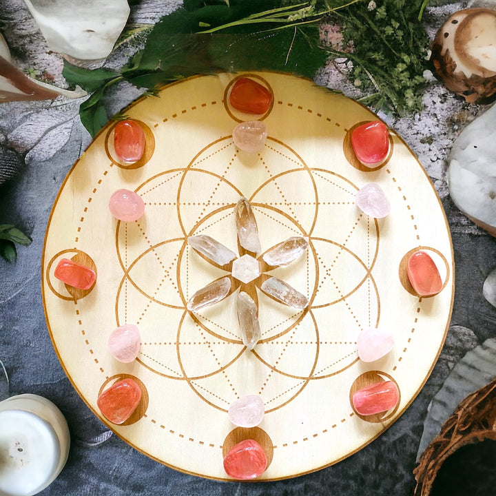 CRYSTAL GRIDS || SEED OF LIFE BOARD