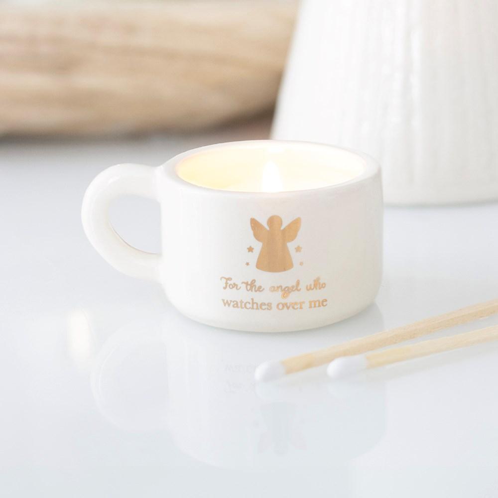 CANDLE HOLDER || FOR THE ANGEL WHO WATCHES OVER ME TEALIGHT