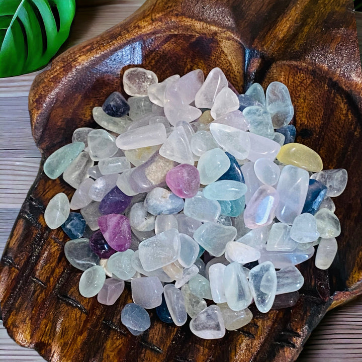 CRYSTAL CHIPS || RAINBOW FLUORITE