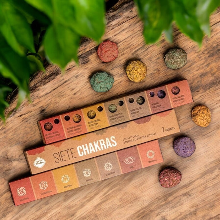SMUDGE STICK || 7 CHAKRA SMUDGE BOMB SET
