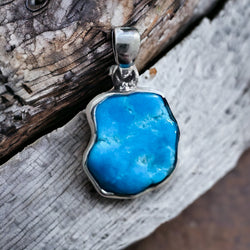 TURQUOISE PENDANT - 925 STERLING SILVER