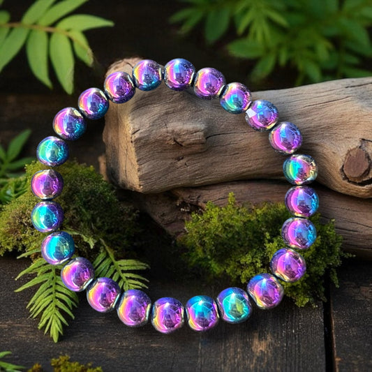BRACELET || RAINBOW HEMATITE