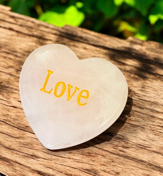 HEARTS || ROSE QUARTZ - “LOVE“ - SMALL