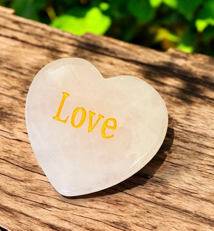 HEARTS || ROSE QUARTZ - “LOVE“ - SMALL