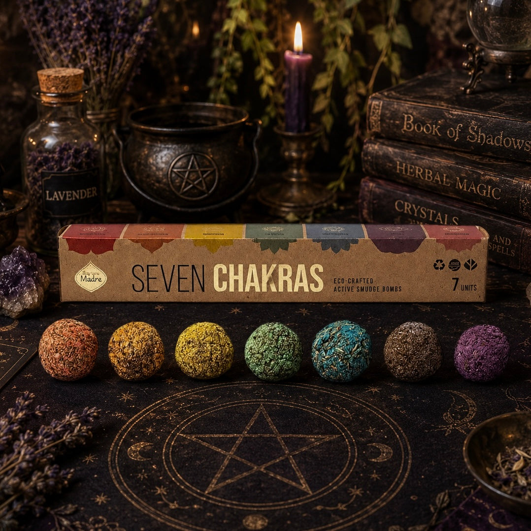 SMUDGE STICK || 7 CHAKRA SMUDGE BOMB SET
