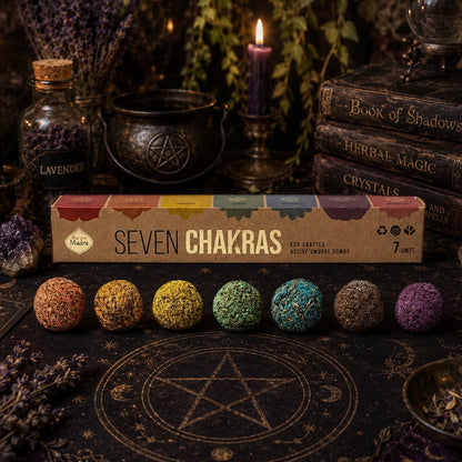 SMUDGE STICK || 7 CHAKRA SMUDGE BOMB SET