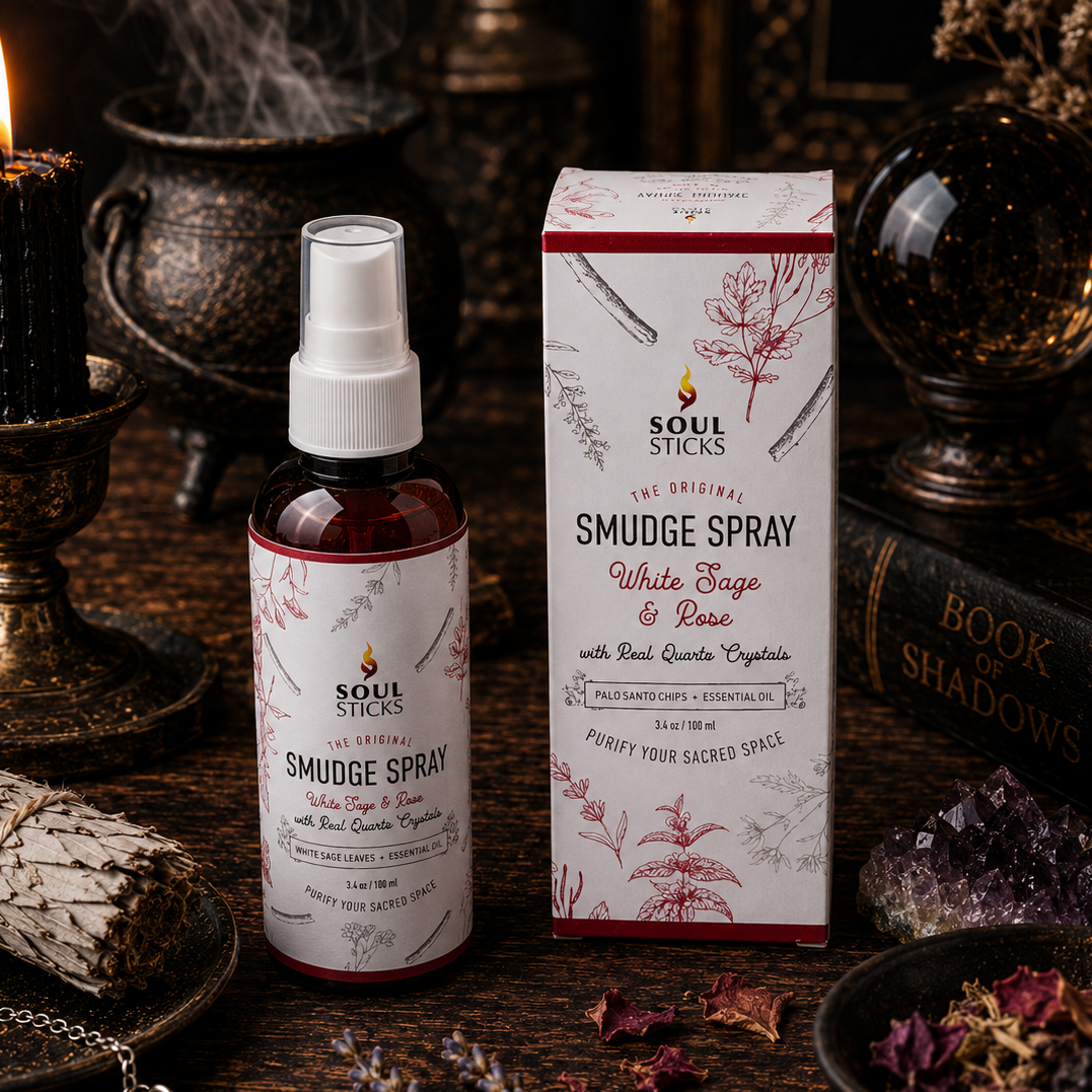 SMUDGE SPRAY || WHITE SAGE & ROSE AURA MIST