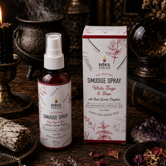 SMUDGE SPRAY || WHITE SAGE & ROSE AURA MIST
