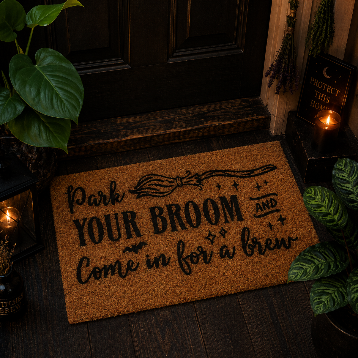 DOORMAT || PARK YOUR BROOM