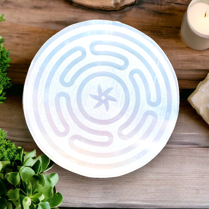CHARGING PLATE || SELENITE - HECATES / HEKATES WHEEL