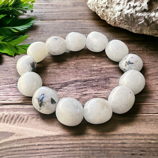 BRACELET || RAINBOW MOONSTONE