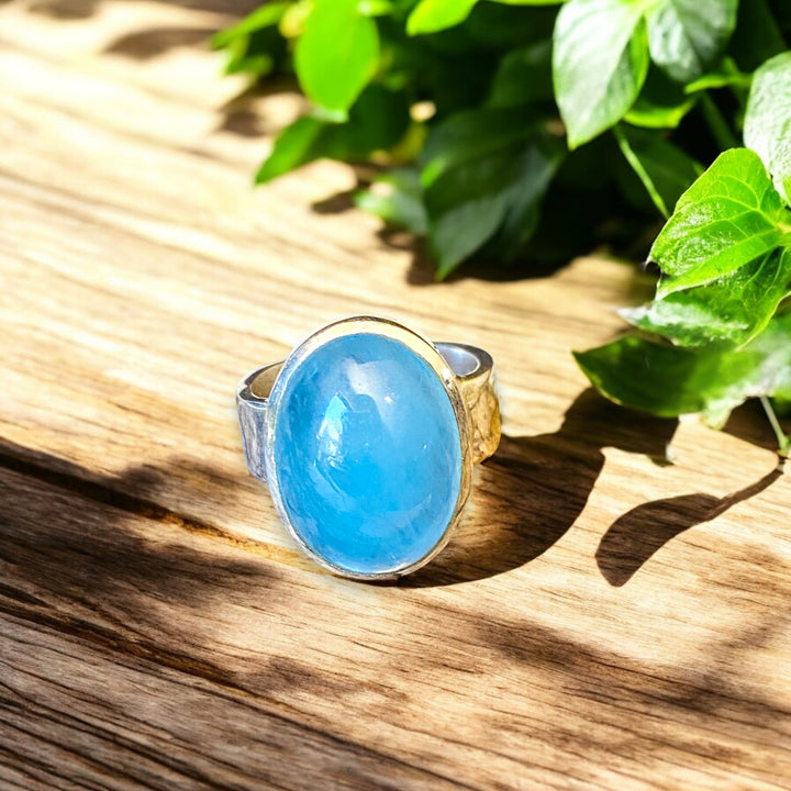 RINGS || AQUAMARINE - 925 STERLING SILVER