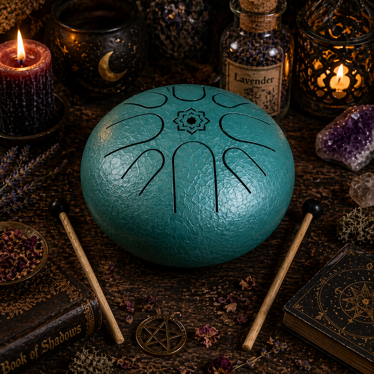 DRUMS || IRON TONGUE HAPI DRUM - AQUA