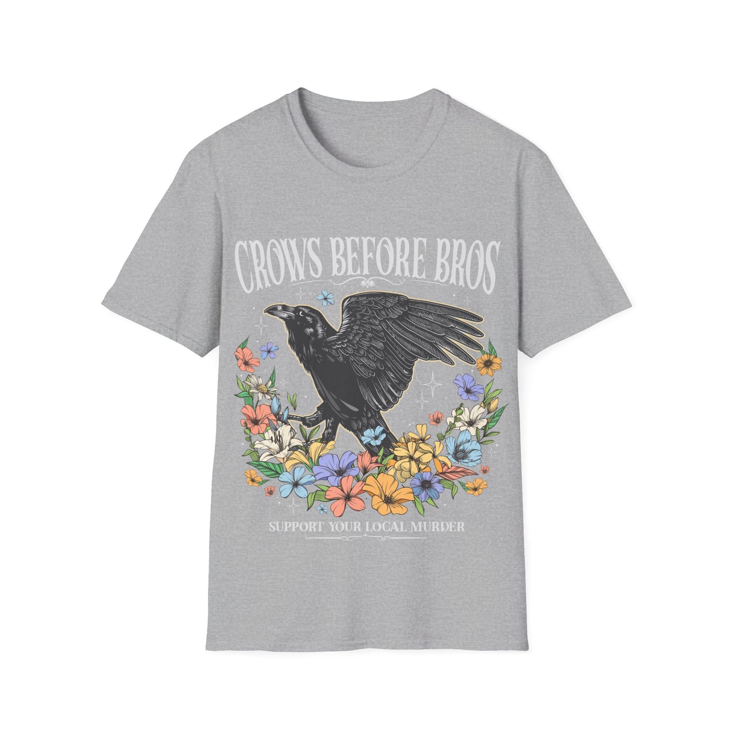 T-SHIRT | CROWS BEFORE BROS (WHITE WRITING)