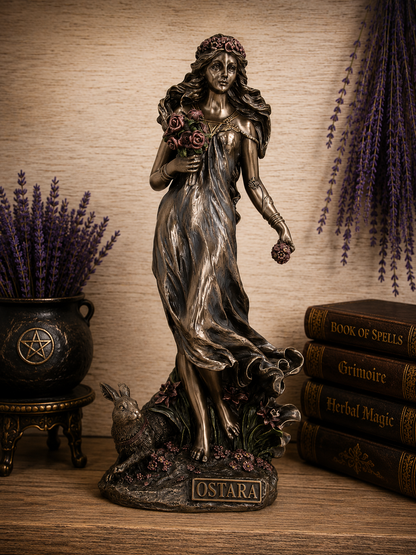 STATUE || OSTARA - GODDESS OF SPRING, FERTILITY & RENEWAL